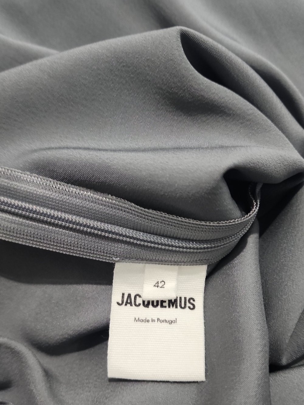 Jacquemus La Robe Mentalo Satin-Twill Long Dress (SZ 42) - Picture 13 of 16